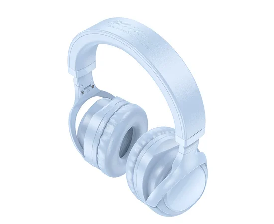 Накладні бездротові навушники Hoco W48 Focus Blue