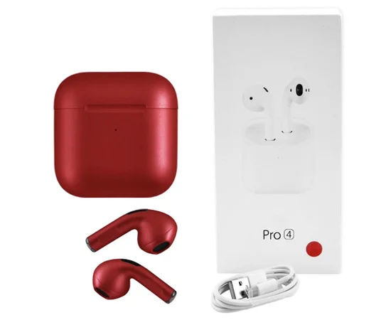 Беспроводные наушники Air Pro 4 Red