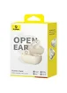 Беспроводные TWS наушники Baseus OS Bass 15 Clip Open-Ear (A00079500) Stellar White