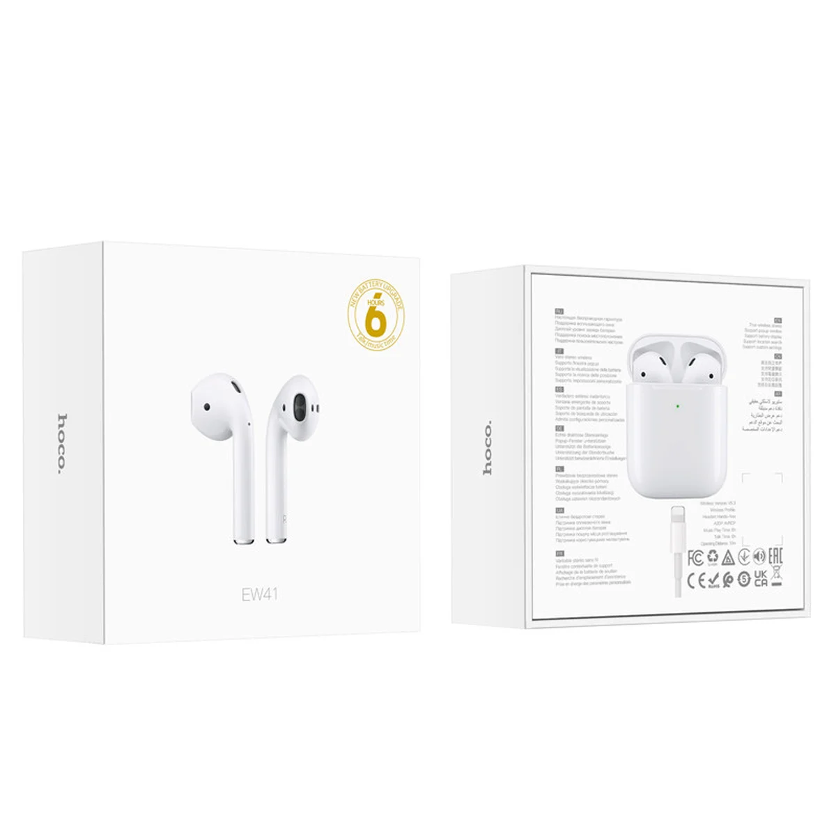 Беспроводные TWS наушники Hoco EW41 White