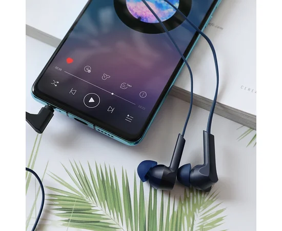 Стерео Наушники Hoco M72 with microphone Синий