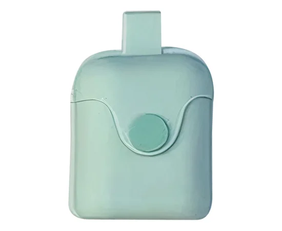 Силиконовый футляр на магните для наушников  AirPods 1/2 Бирюзовый / Beryl