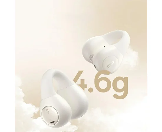 Беспроводные TWS наушники Baseus OS Bass 15 Clip Open-Ear (A00079500) Stellar White