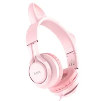 Навушники Hoco W36 Cat ear Pink