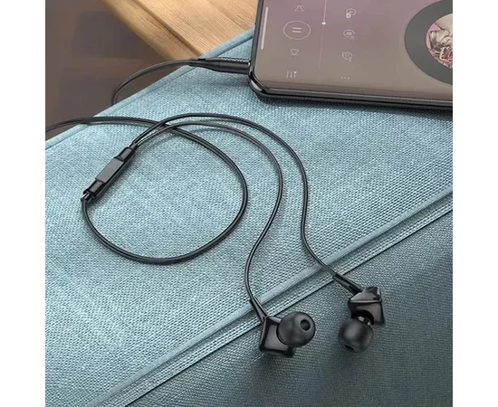 Стерео Навушники Hoco M113 Landy universal (3.5mm/1.2m) Black