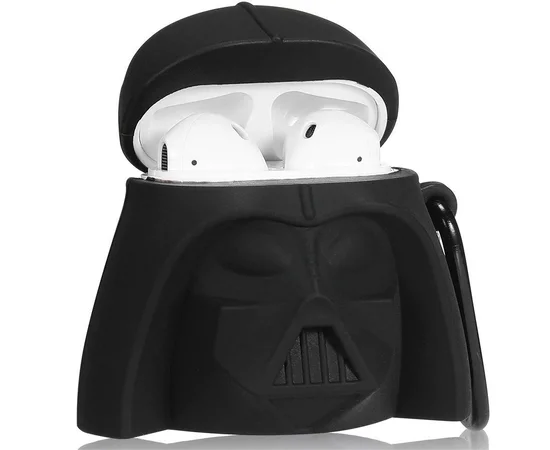 Силиконовый футляр Star Wars Force для наушников AirPods + карабин Darth Vader