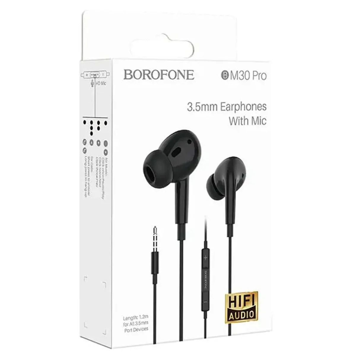 Наушники Borofone BM30 Pro 3.5mm Черный