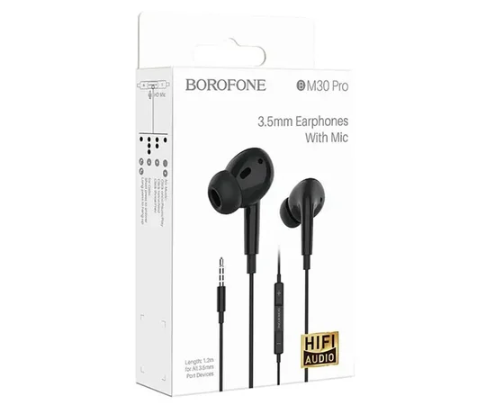 Наушники Borofone BM30 Pro 3.5mm Черный