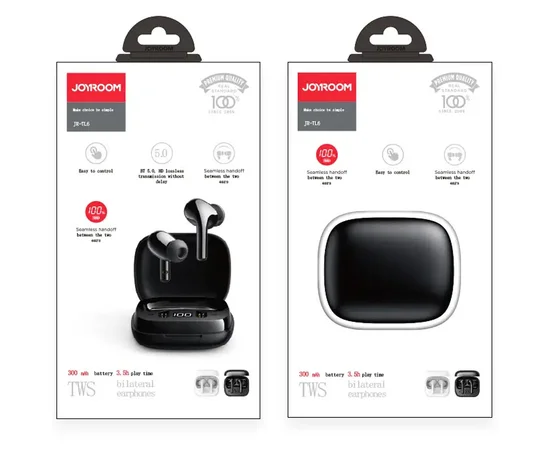 Беспроводные TWS наушники Joyroom JR-TL6 Черный