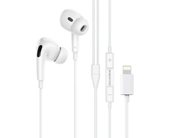 Наушники Borofone BM30 Pro Lightning Белый