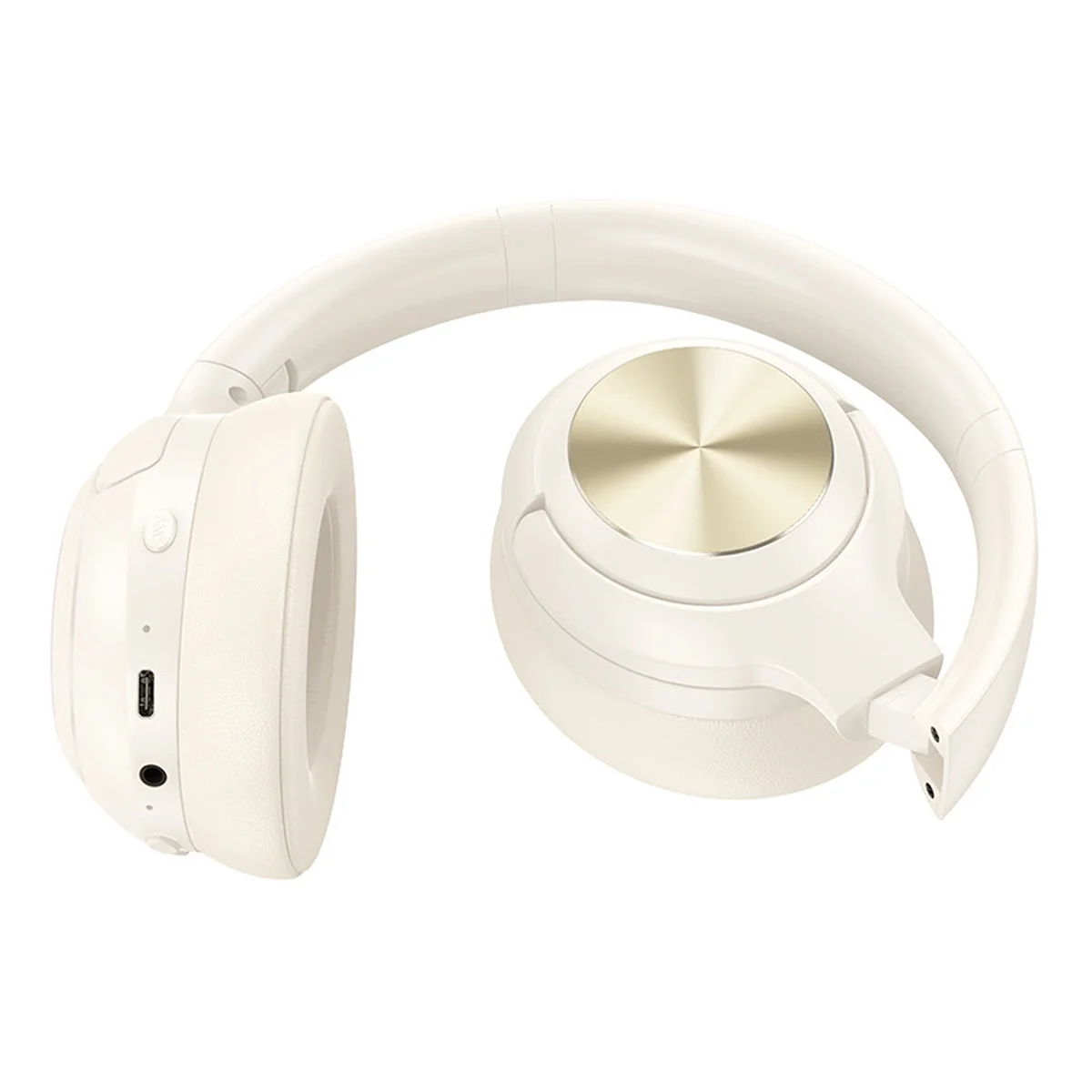 Накладные беспроводные наушники Hoco W54 Young ANC Milky White
