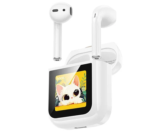 Беспроводные TWS наушники Hoco EW86 Cat White