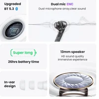 Бездротові навушники TWS Usams-XD19 X-don Series BT 5.3 Gradient Purple