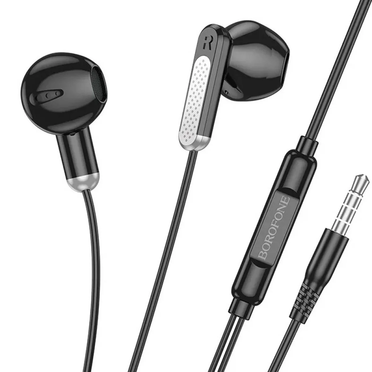 Наушники Borofone BM89 Surpass universal (3.5mm/1.2m) Black