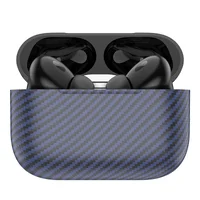 Бездротові навушники TWS Hoco EW47 Plus (carbon fiber pattern version) Blue