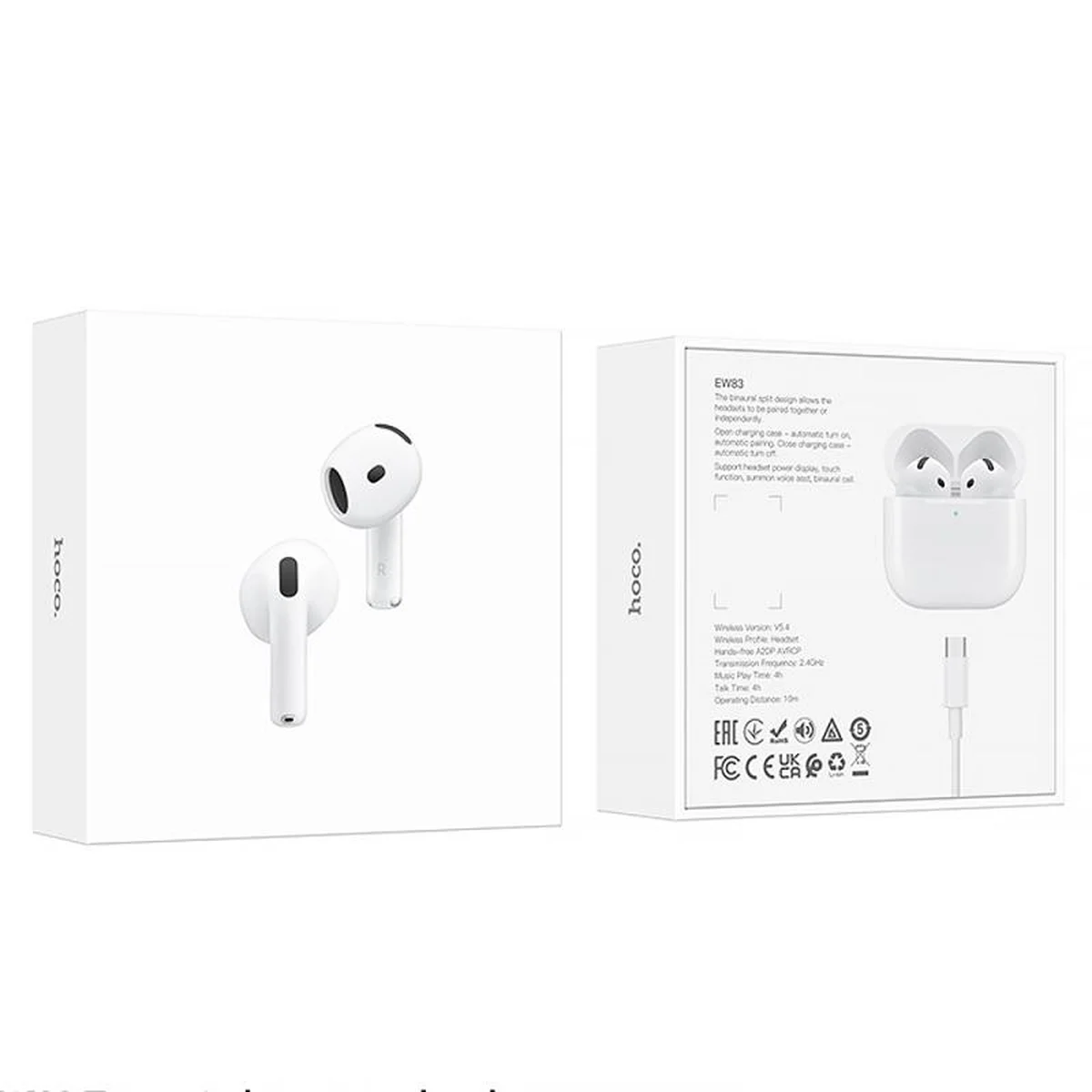 Беспроводные TWS наушники Hoco EW83 White