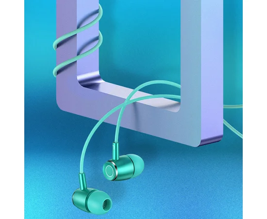 Наушники Usams EP-26 Metal с микрофоном (1.2m) Синий