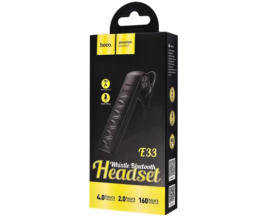 Bluetooth Гарнитура Hoco E33 Whistle Черный