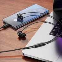 Наушники Borofone BM94 Sonar universal (Type-C/1.2m) Black