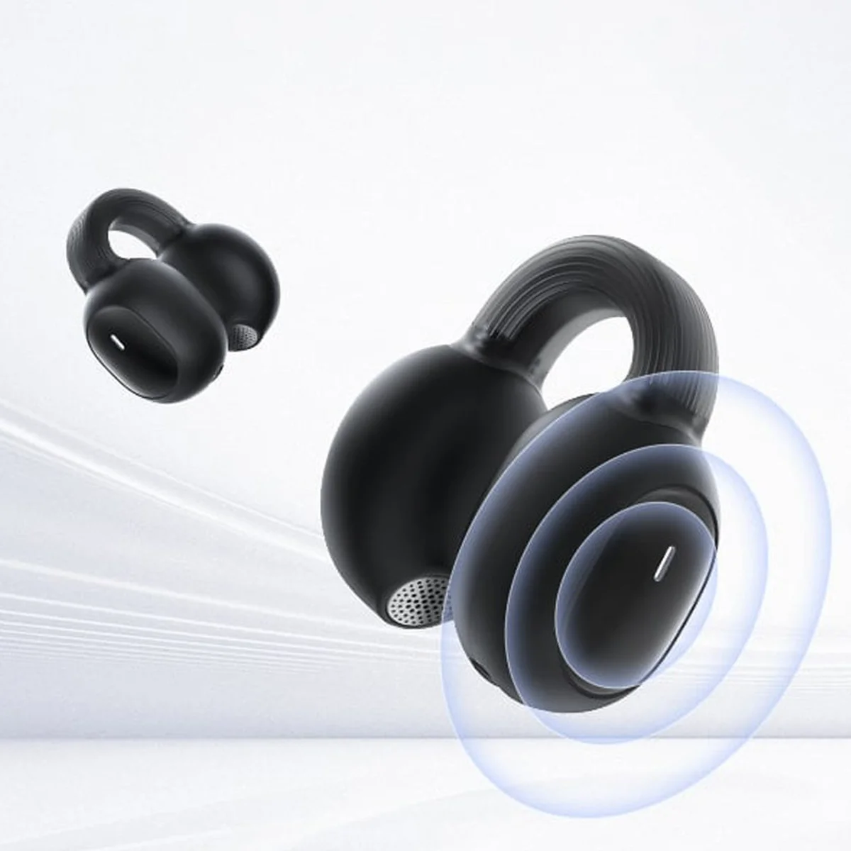 Беспроводные TWS наушники Baseus AirGo 1 Ring Open-Ear (A00069201) Cluster Black