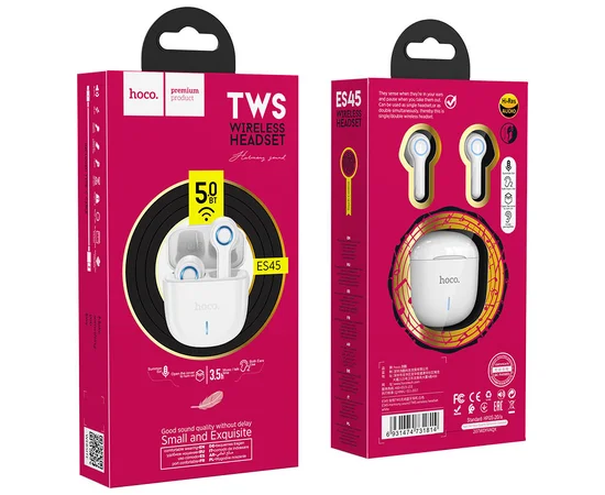 Bluetooth наушники HOCO ES45 Белый