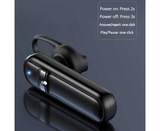 Bluetooth гарнітура USAMS US-LM001 Чорний