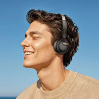 Накладные беспроводные наушники Hoco W62 Verso retro Black