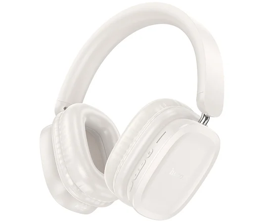 Накладные беспроводные наушники Hoco W51 Delightful Milky White
