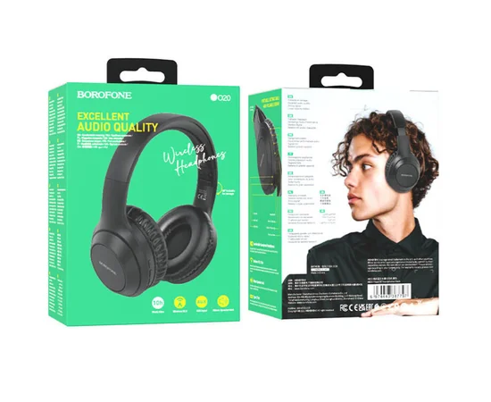 Bluetooth наушники BOROFONE BO20 Black