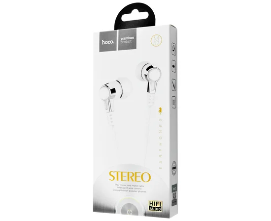 Стерео Наушники Hoco M52 Amazing Rhyme With Microphone Белый