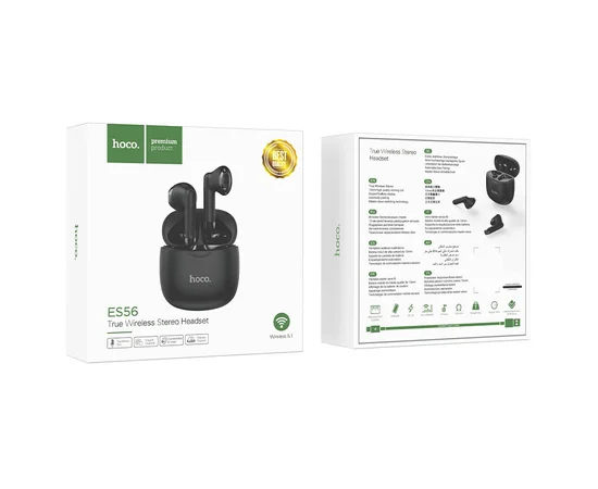 Bluetooth наушники HOCO ES56 Черный