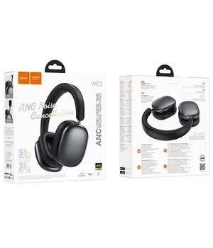 Накладные беспроводные наушники Hoco W63 Triunfo ANC Black