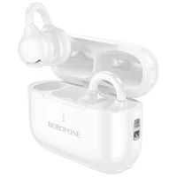 Беспроводные TWS наушники Borofone BW95 Cancion clip-on White