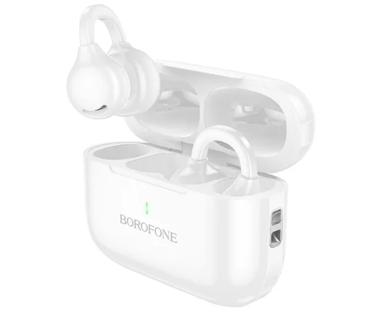 Бездротові навушники TWS Borofone BW95 Cancion clip-on White