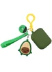 Силиконовый футляр Cute Charm для наушников AirPods Pro Avocado Kid / Зеленый