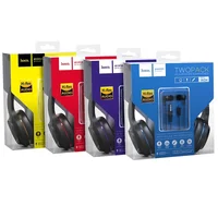 Проводная гарнитура Hoco W24 Черно - красный