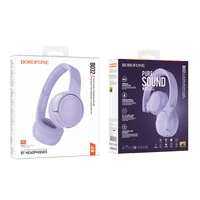 Накладные беспроводные наушники BOROFONE BO32 Show Purple