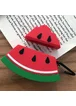 Силиконовый футляр Smile Fruits series для наушников AirPods + карабин Watermelon