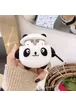Силиконовый футляр Panda для наушников AirPods Черно - белый