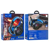 Стерео Навушники Hoco W104 Drift Блакитний