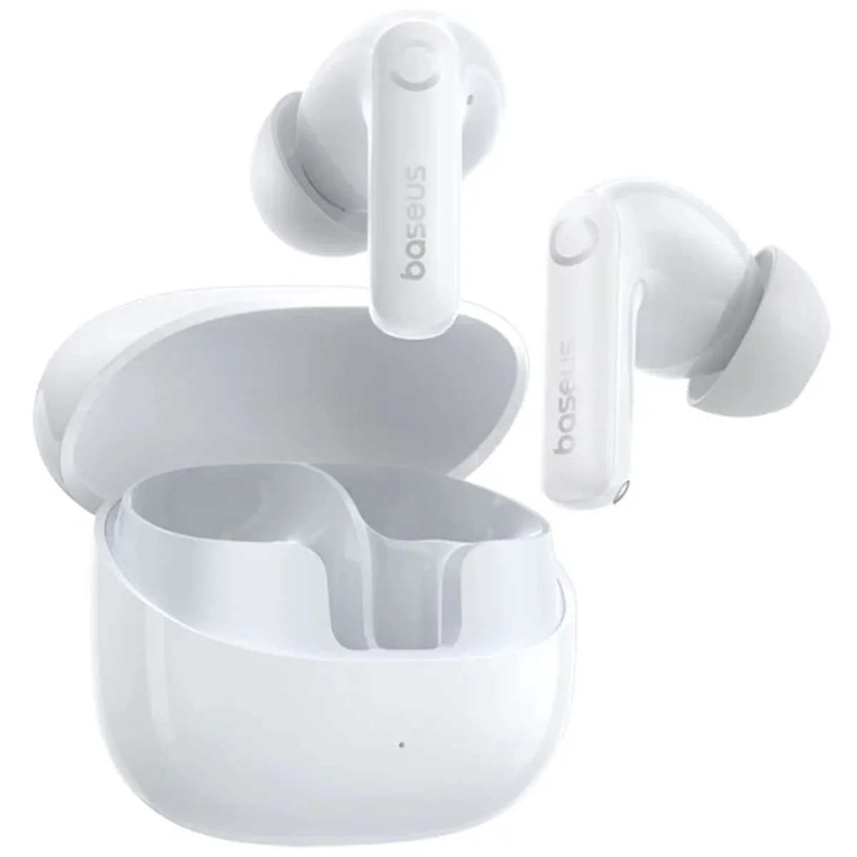 Беспроводные TWS наушники Baseus Bass BP1 ANC+ENC (A00107) Moon White