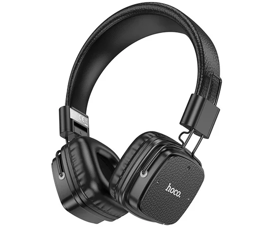 Накладні бездротові навушники Hoco W56 Earl Black