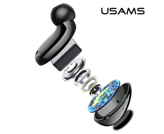 Беспроводные Bluetooth наушники USAMS-LI (сенсорная кнопка) Черный