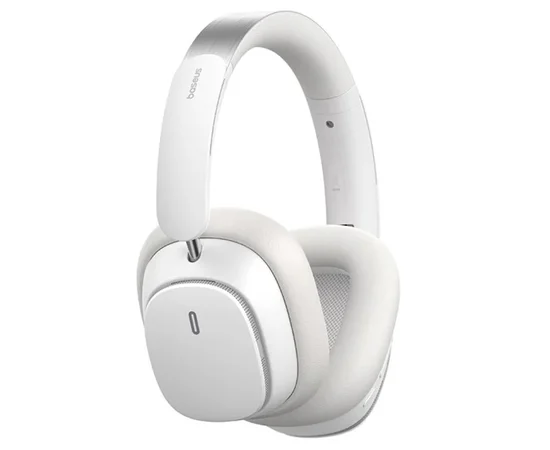 Накладні бездротові навушники Baseus Bowie H1 Pro Noise-Cancellation (A00050601) Moon White