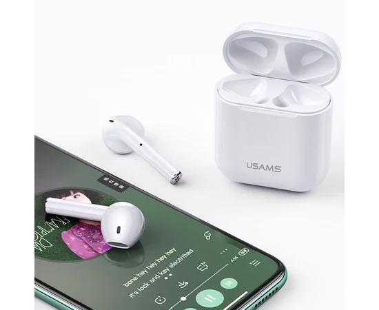 Беспроводные TWS наушники Usams US-YL001 BT 5.0 Белый