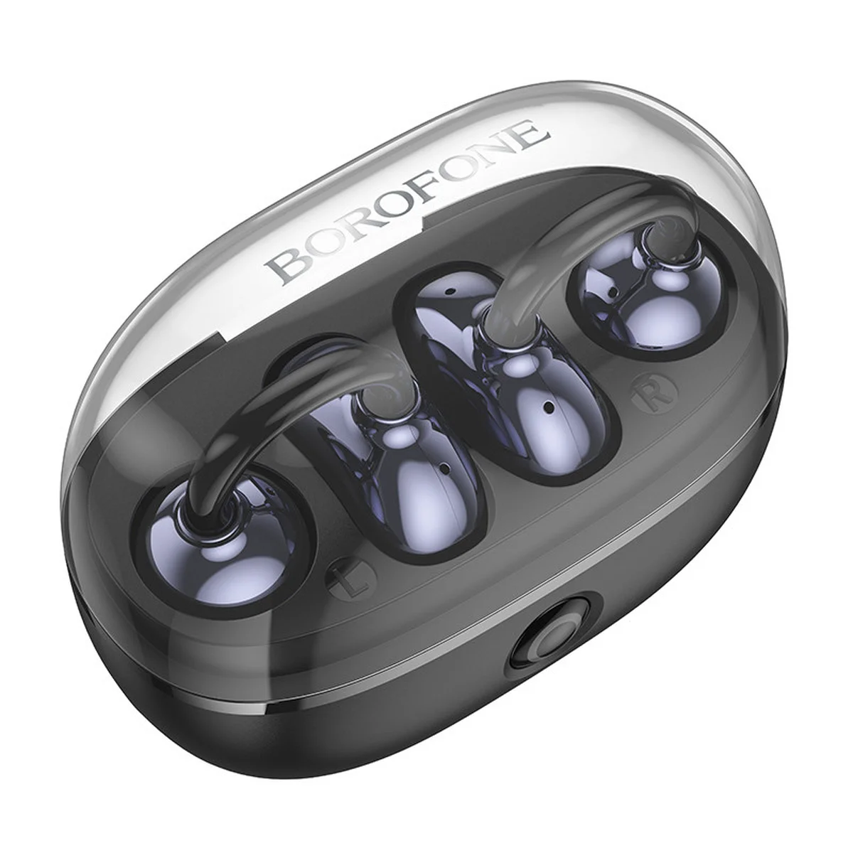 Беспроводные TWS наушники BOROFONE FQ5 Spirit clip-on Black