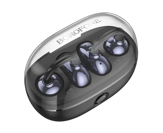 Беспроводные TWS наушники BOROFONE FQ5 Spirit clip-on Black