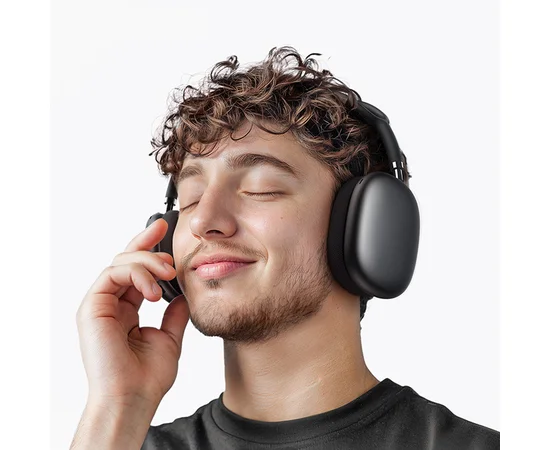 Накладные беспроводные наушники BOROFONE BO35 Plus Adorable ANC Deep space gray