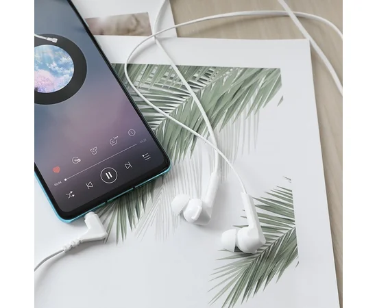 Стерео Наушники Hoco M72 with microphone Белый