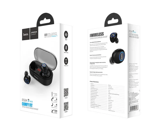 Bluetooth наушники HOCO ES24 Черный